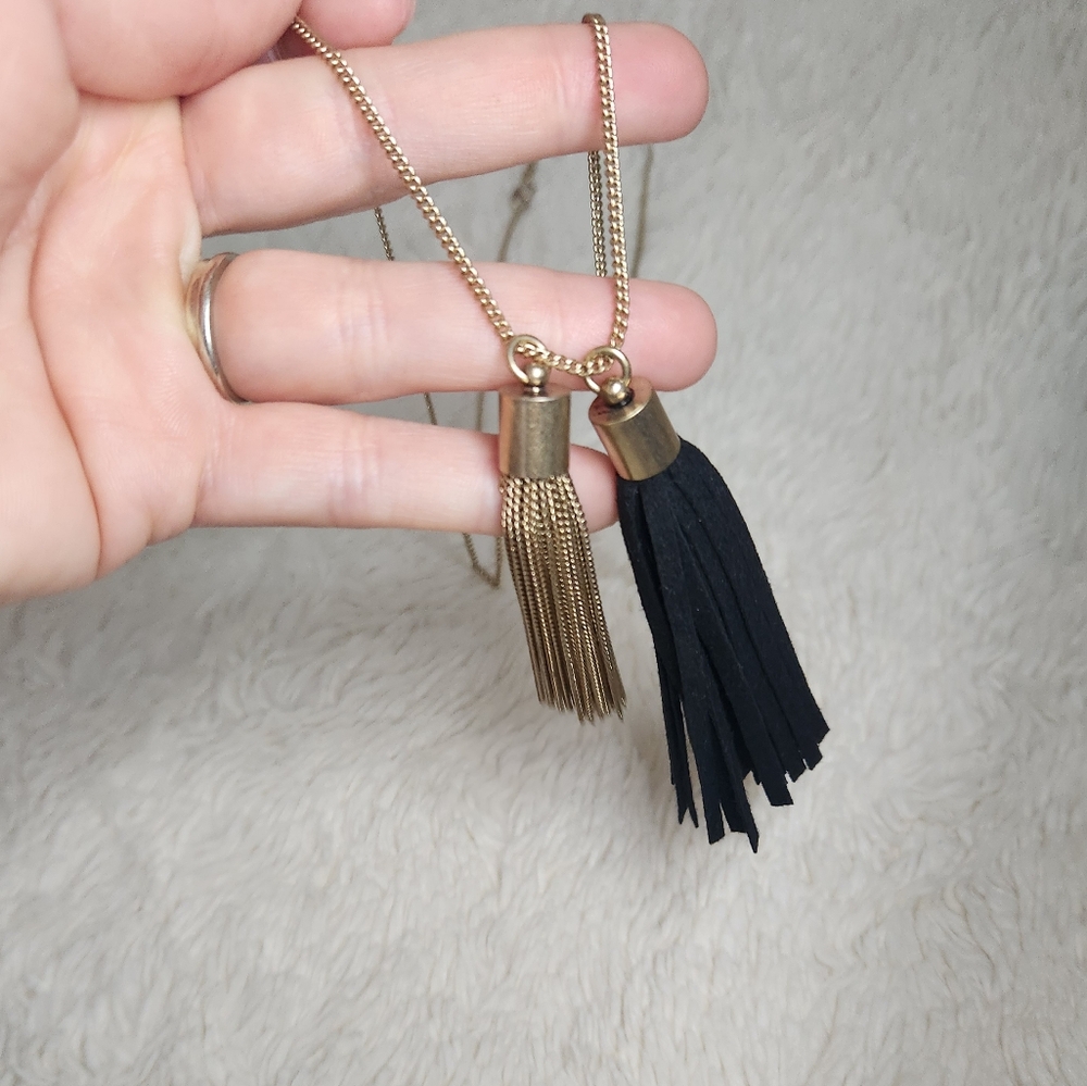 J. Crew Long Tassel Necklace